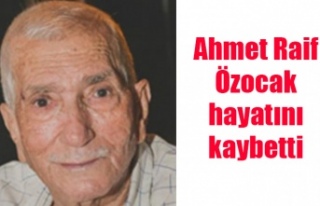Girneli Ahmet Raif Özocak hayatını kaybetti