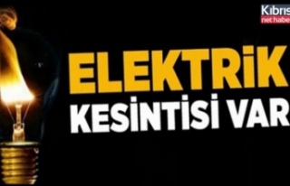Girne’de yarın elektrik kesintisi olacak