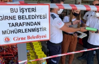 Girne’de iki iş yeri mühürlendi