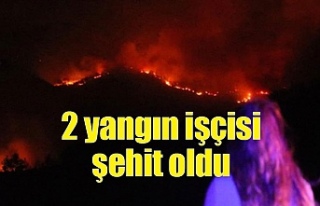 Manavgat'taki yangında 2 yangın işçisi şehit...