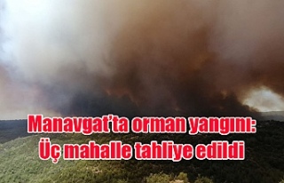 Manavgat’ta orman yangını: Üç mahalle tahliye...