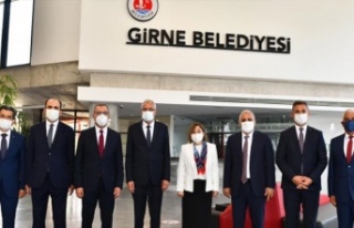 Türkiye Belediyeler Birliği heyeti, Girne Belediyesi’ne...