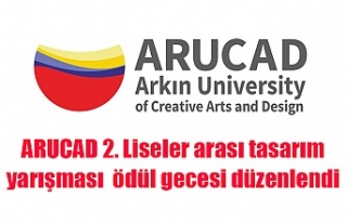 ARUCAD 2. Liseler arası tasarım yarışması ödül...