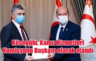 Köseoğlu, Kamu Hizmetleri Komisyonu Başkanı olarak...