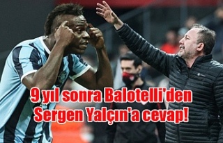 9 yıl sonra Balotelli'den Sergen Yalçın'a...