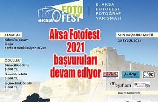 Aksa Fotofest 2021 başvuruları devam ediyor, Başvurular...