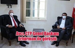 Avcı, CTP Genel Başkanı Erhürman ile görüştü