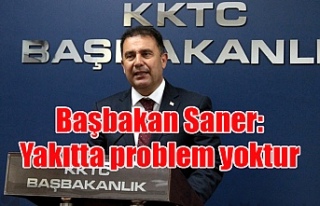 Başbakan Saner: Yakıtta problem yoktur