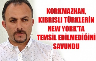 Korkmazhan, Kıbrıslı Türklerin New York’ta temsil...