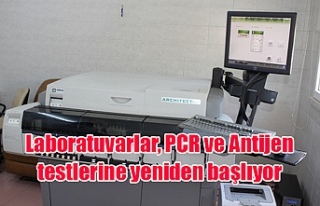 Laboratuvarlar, PCR ve Antijen testlerine yeniden...