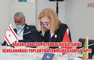 Bakan Canaltay, İstanbul’da katıldığı uluslararası...