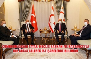 Cumhurbaşkanı Tatar, Meclis Başkanı Ve Başsavcı’yla...