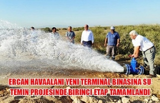 Ercan Havaalanı Yeni Terminal Binasına Su Temin...
