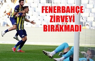 Fenerbahçe zirveyi bırakmadı