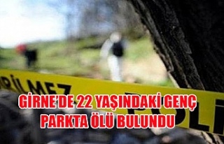 Girne’de 22 yaşındaki genç parkta ölü bulundu