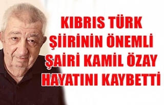 Kıbrıs Türk şiirinin önemli şairi Kamil Özay...