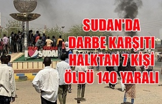 Sudan'da darbe karşıtı halktan 7 kişi öldü...
