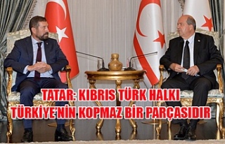 Tatar: Kıbrıs Türk halkı Türkiye’nin kopmaz...