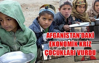 Afganistan'daki ekonomik kriz çocukları vurdu
