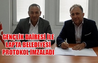 Gençlik Dairesi ile Lapta Belediyesi protokol imzaladı