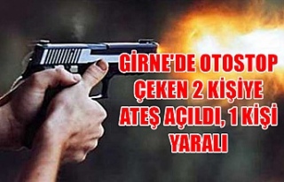 Girne'de otostop çeken 2 kişiye ateş açıldı,...
