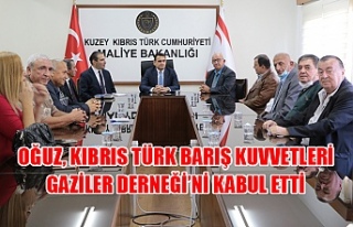 Oğuz, Kıbrıs Türk Barış Kuvvetleri Gaziler Derneği’ni...