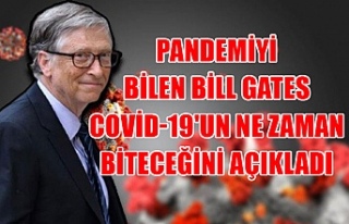 Pandemiyi bilen Bill Gates Covid-19'un ne zaman...