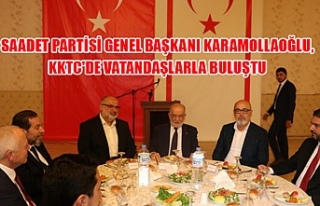 Saadet Partisi Genel Başkanı Karamollaoğlu, KKTC'de...