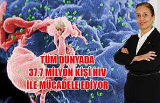 Tüm Dünyada 37.7 milyon kişi HIV ile mücadele...