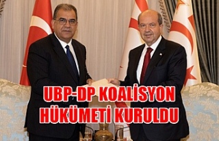 UBP-DP koalisyon hükümeti kuruldu