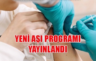 Yeni aşı programı yayınlandı