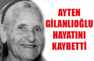Ayten Gilanlıoğlu hayatını kaybetti