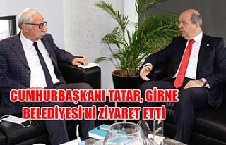 Cumhurbaşkanı Tatar, Girne Belediyesi’ni ziyaret...