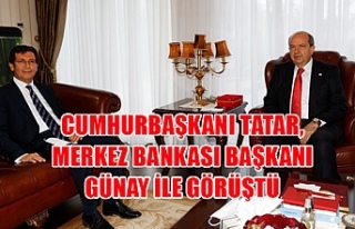Cumhurbaşkanı Tatar, Merkez Bankası Başkanı Günay...