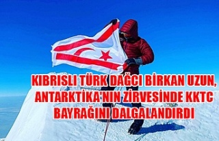 Kıbrıslı Türk Dağcı Birkan Uzun, Antarktika'nın...