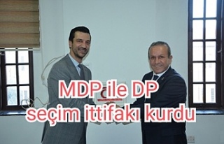 MDP ile DP seçim ittifakı kurdu