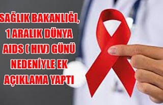 Sağlık Bakanlığı, 1 Aralık Dünya AIDS ( HIV)...