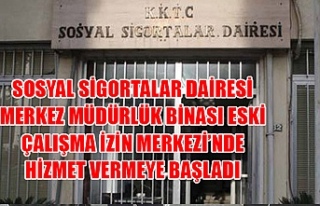 Sosyal Sigortalar Dairesi Merkez Müdürlük binası...