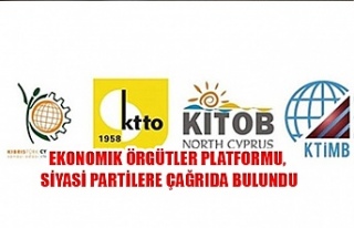 Ekonomik Örgütler Platformu, siyasi partilere çağrıda...