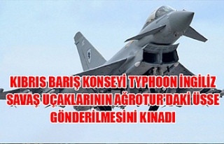 Kıbrıs Barış Konseyi, Typhoon İngiliz savaş...