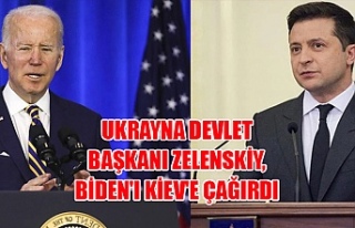 Ukrayna Devlet Başkanı Zelenskiy, Biden'ı...