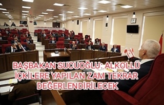 Başbakan Sucuoğlu, alkollü içeceklere yapılan...