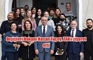 Dışişleri Bakanı Hasan Taçoy, TAK'ı ziyaret...