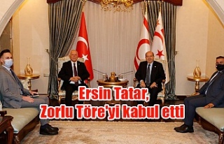 Ersin Tatar, Töre'yi kabul etti