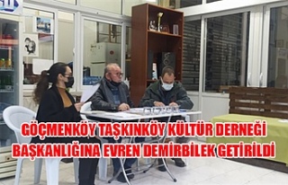 Göçmenköy Taşkınköy Kültür Derneği başkanlığına...