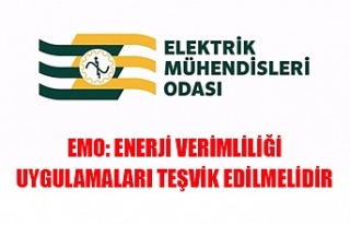 EMO: Enerji verimliliği uygulamaları teşvik edilmelidir