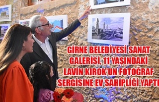 Girne Belediyesi sanat galerisi, 11 yaşındaki Lavin...