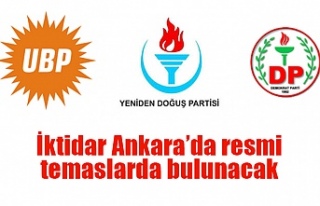 İktidar Ankara’da resmi temaslarda bulunacak