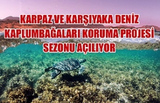 Karpaz ve Karşıyaka deniz kaplumbağaları koruma...