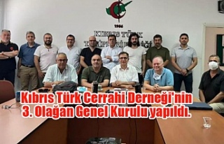 Kıbrıs Türk Cerrahi Derneği'nin 3. Olağan...